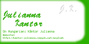 julianna kantor business card